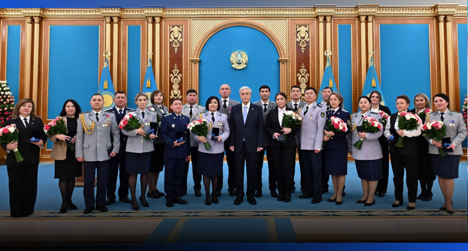 Image for Токаев вручил жильё сотрудникам силовых структур